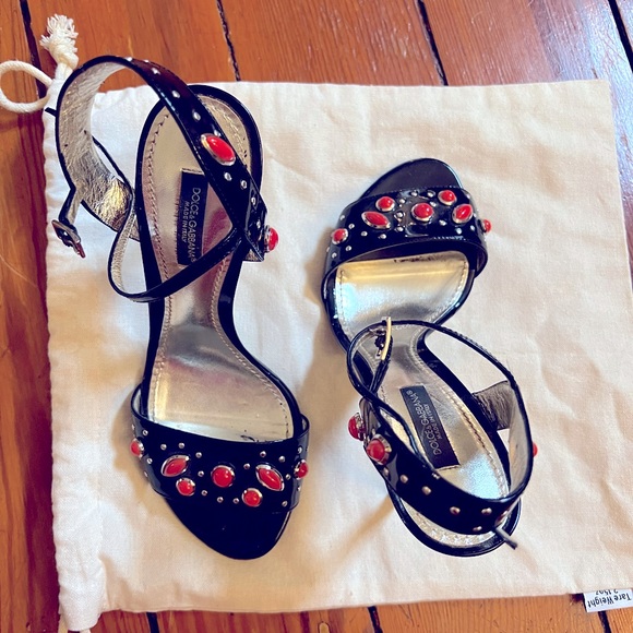 Dolce & Gabbana Heeled Sandals sz 38 - Picture 5 of 5